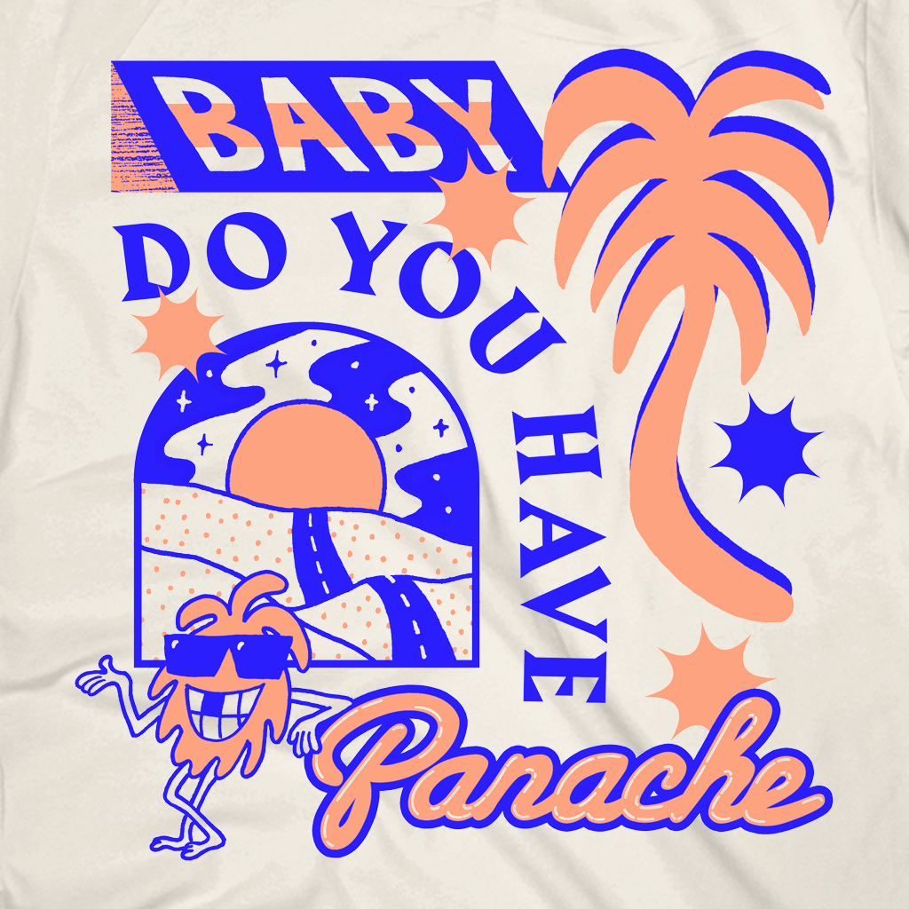 Baby Do You Have Panache? Soft Cream Adult T-Shirt