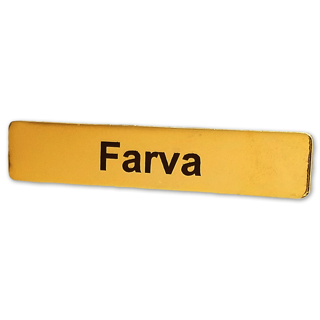 Farva Name Badge