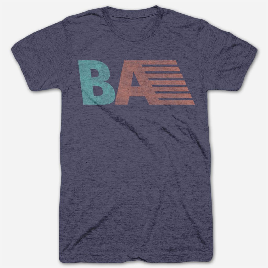 Initials Heather Navy T-Shirt