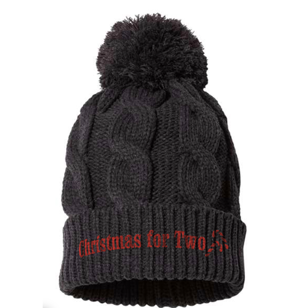 Christmas For Two Dark Grey Beanie