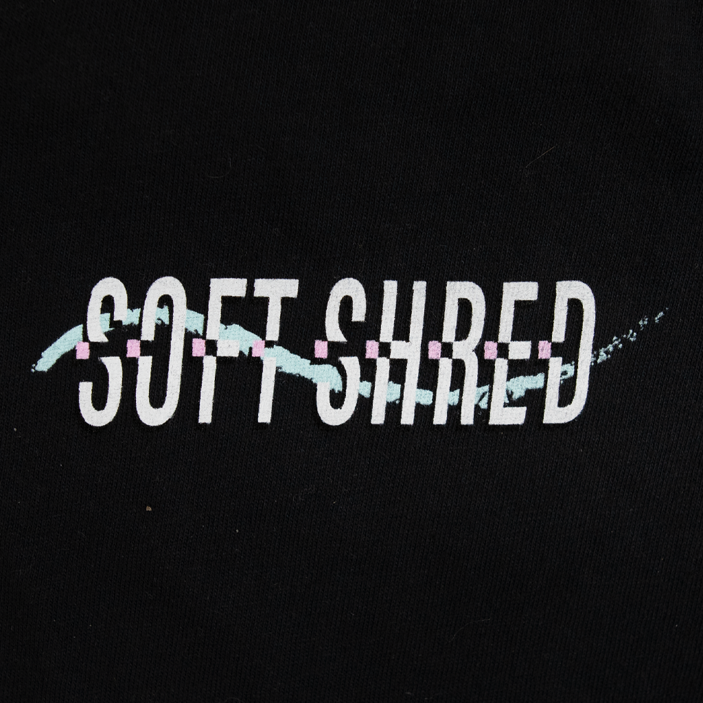 Soft Shred Black T-Shirt