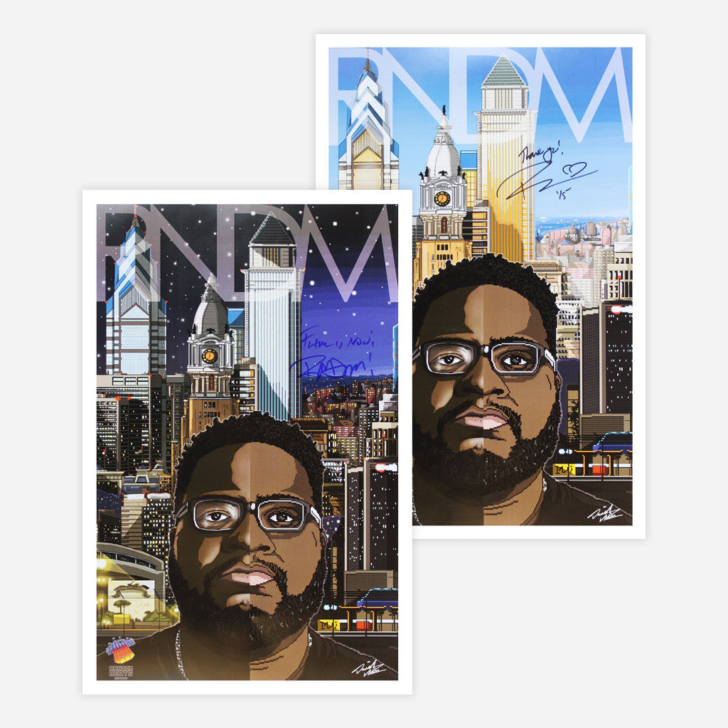 Night or Day 18" x 12" Signed Poster