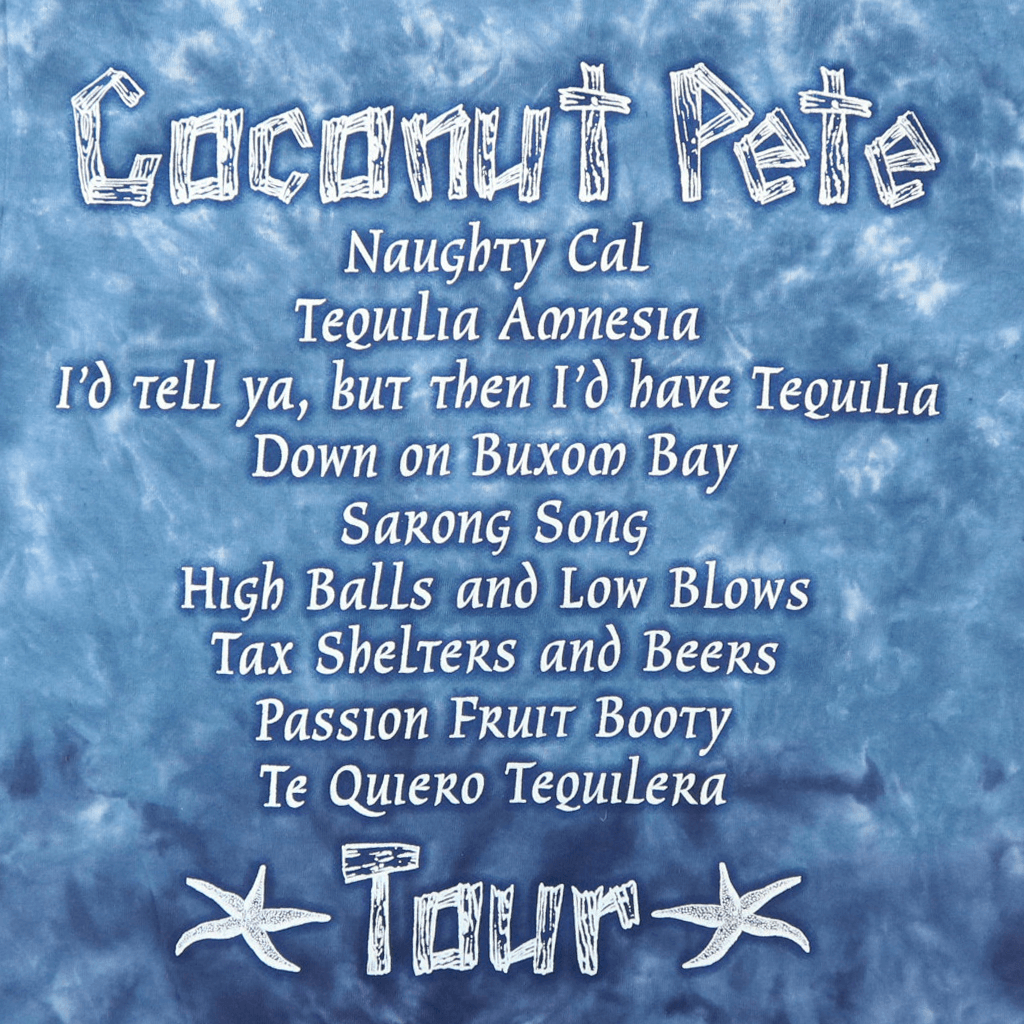 Coconut Pete Tour 1978 Vintage Tie Dye T-shirt