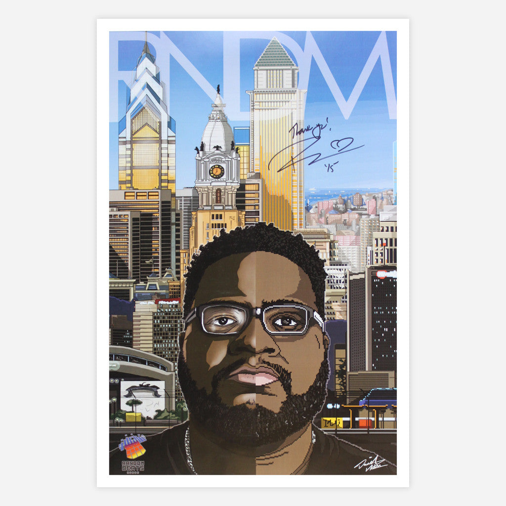 Night or Day 18" x 12" Signed Poster