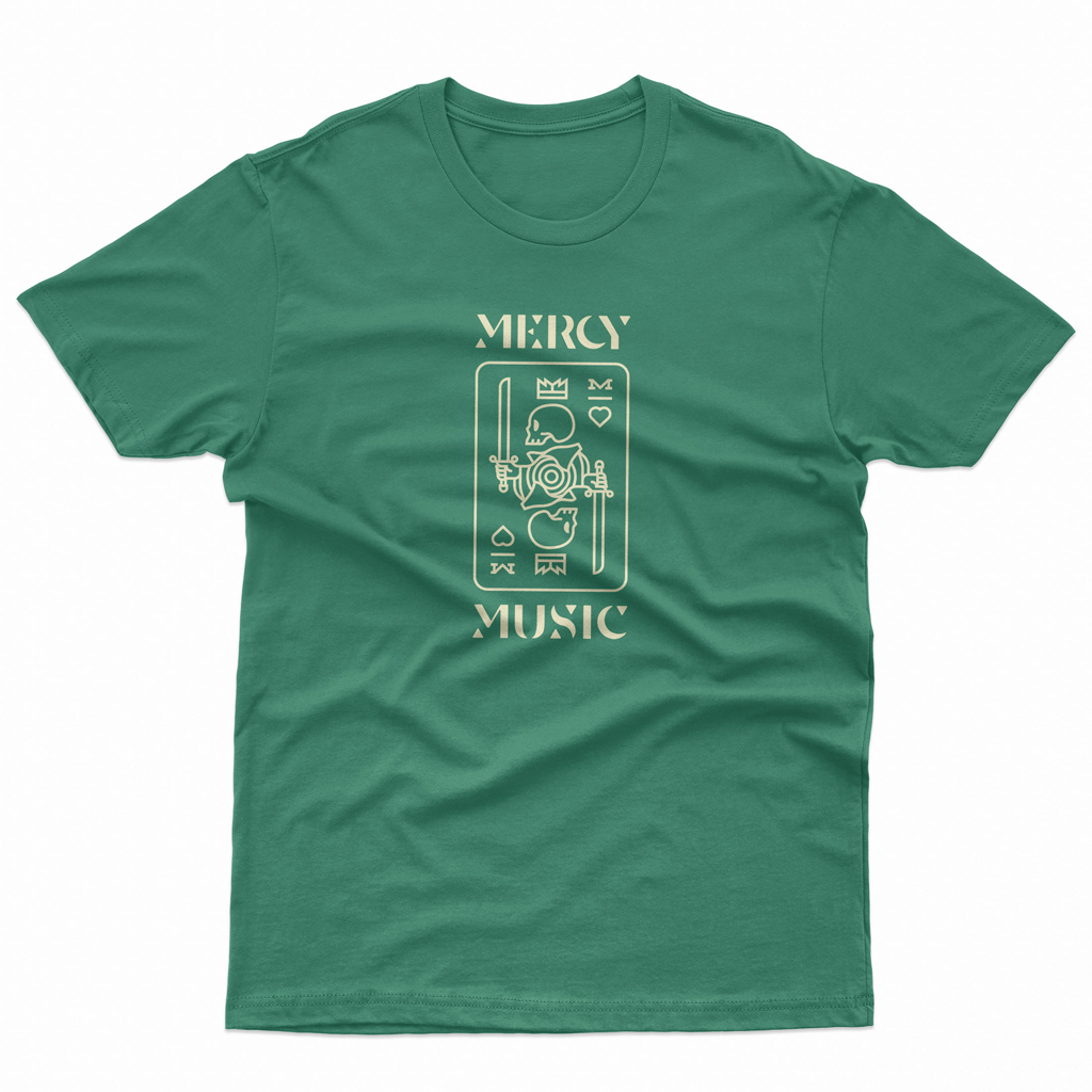 Playing Card Kelly Green T-Shirt