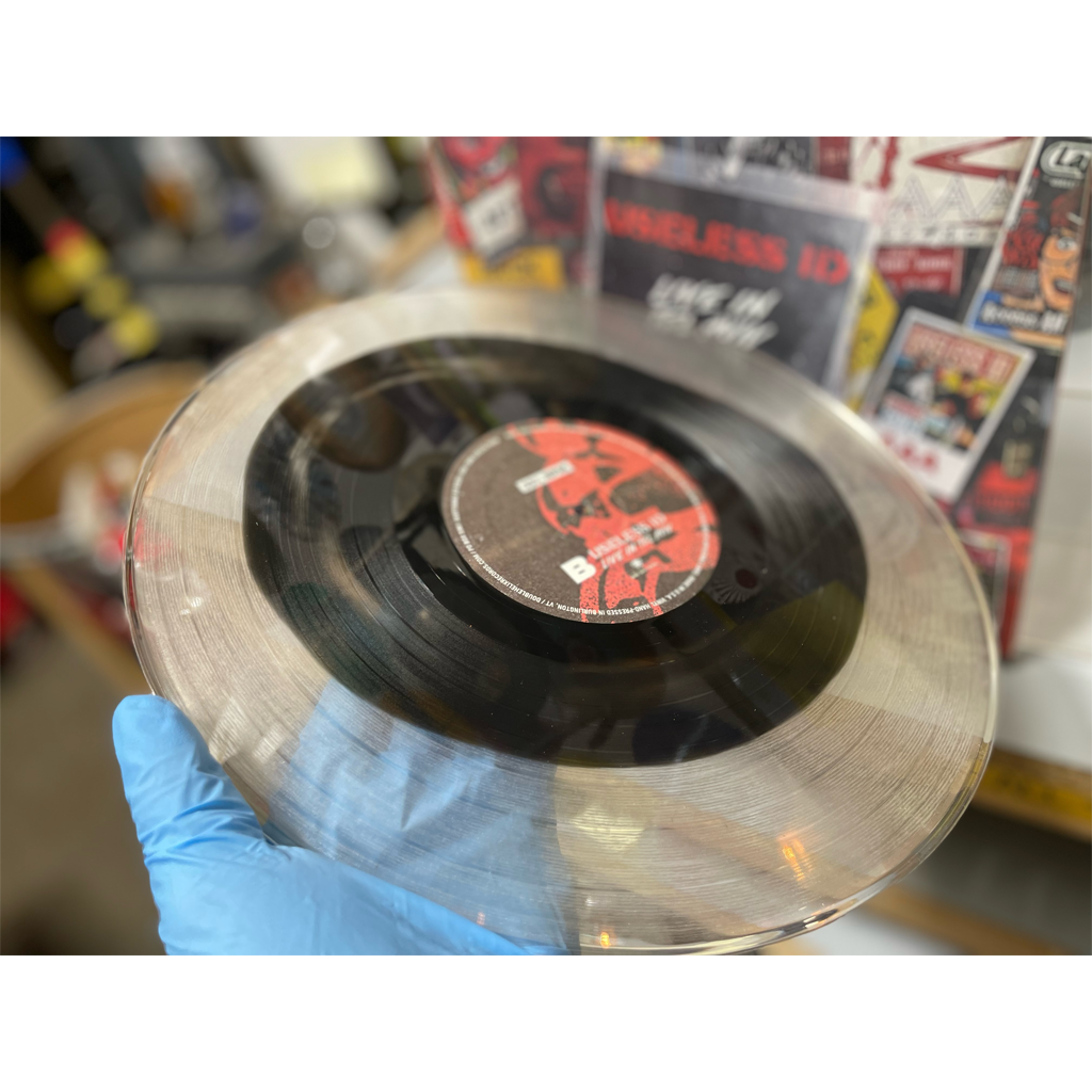 Useless ID – Live In Tel Aviv – 2XLP Custom Color-in-Clear Vinyl