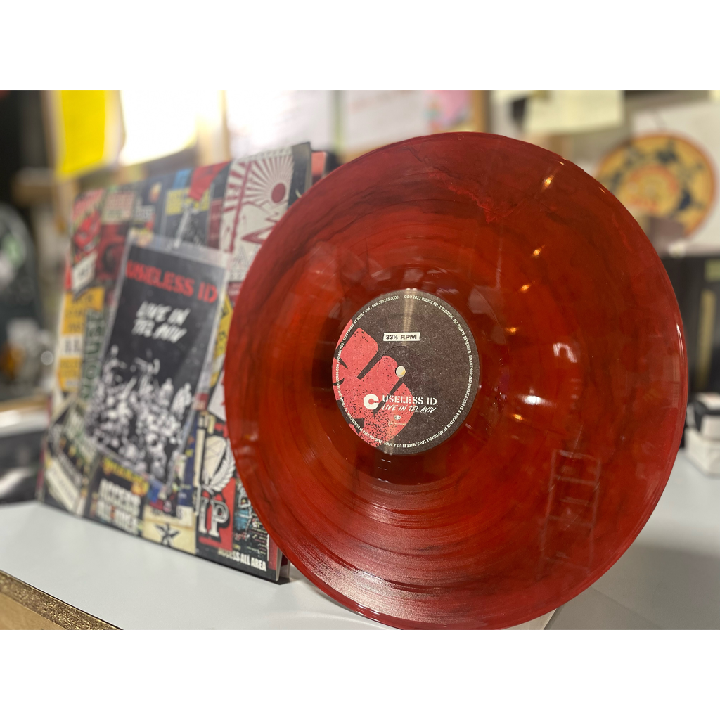 Useless ID – Live In Tel Aviv – 2XLP Custom Color Swirl Vinyl