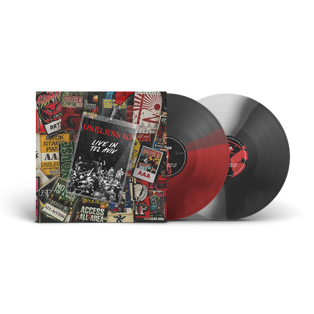 Useless ID – Live In Tel Aviv – 2XLP Custom Split Color Vinyl