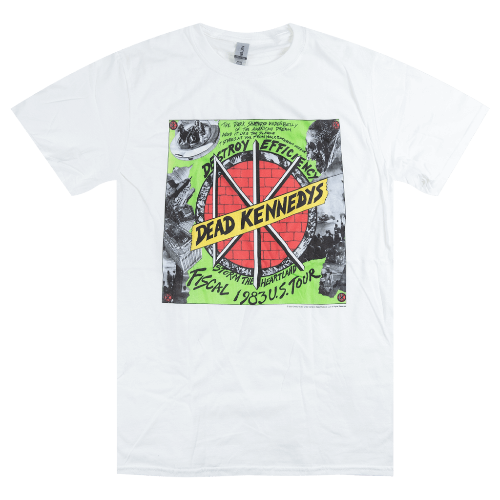 Destroy Efficiency 1983 White T-Shirt
