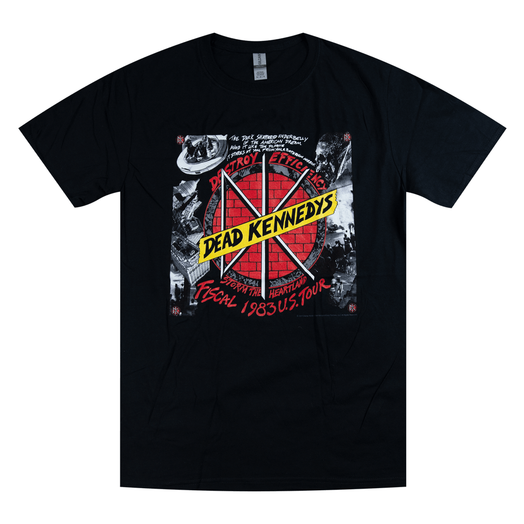 Destroy Efficiency 1983 Black T-Shirt