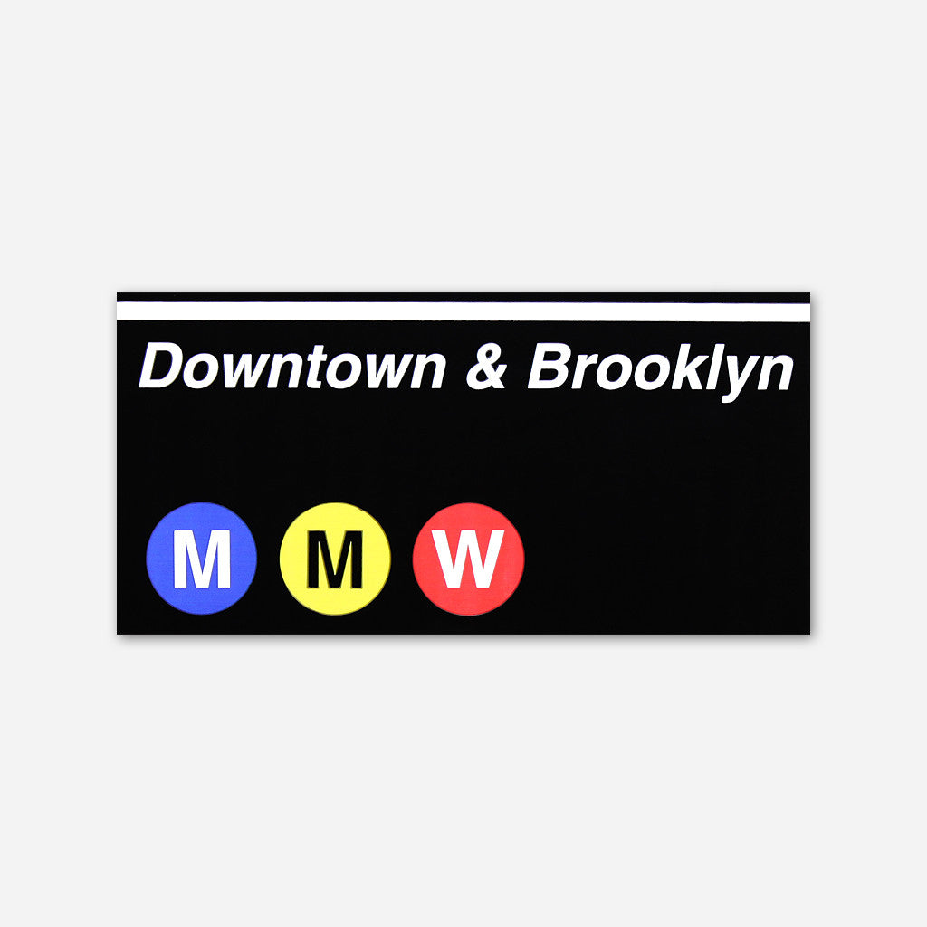 Downtown Sticker