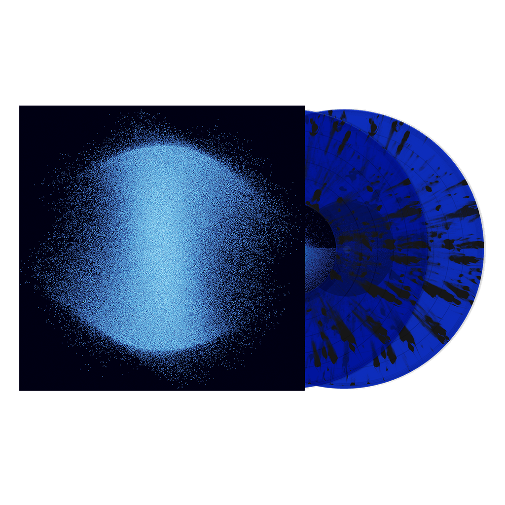 Infinite Granite - 12" Cobalt Blue w/ Black Heavy Splatter Vinyl