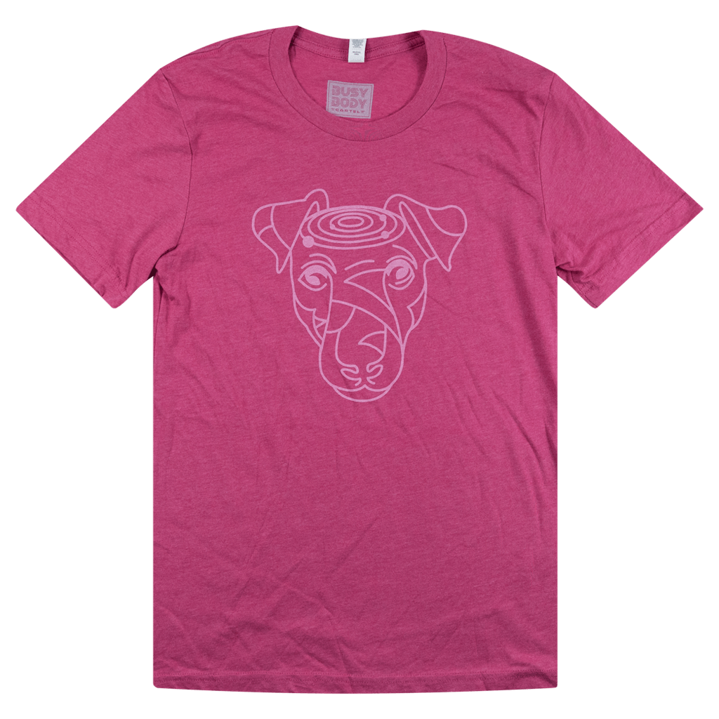 Hunter Logo Raspberry T-Shirt