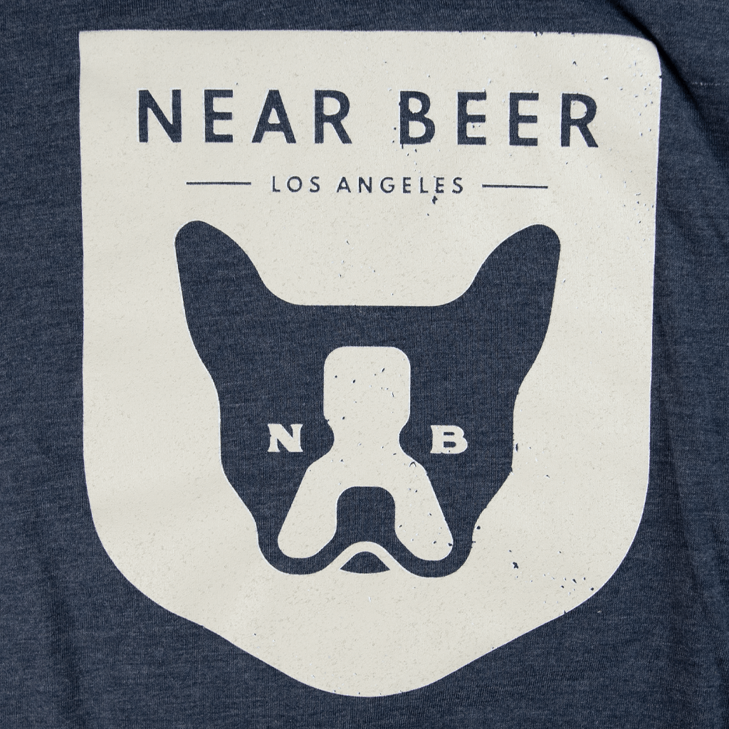 Dog Face Tri-Blend Navy T-Shirt