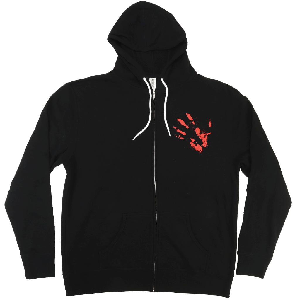 Moosebumps Black Zip Up Hoodie