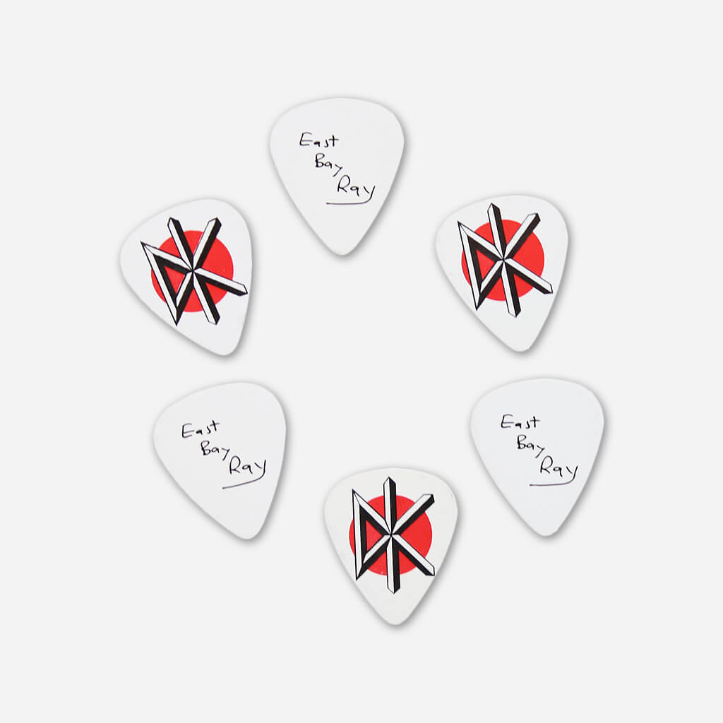 East Bay Ray White Guitar Picks 6 Pack