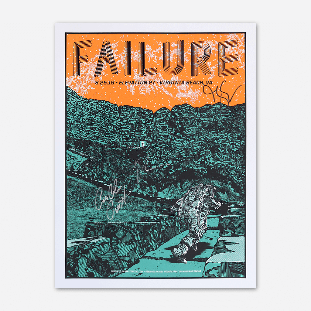 Failure Signed Show Posters