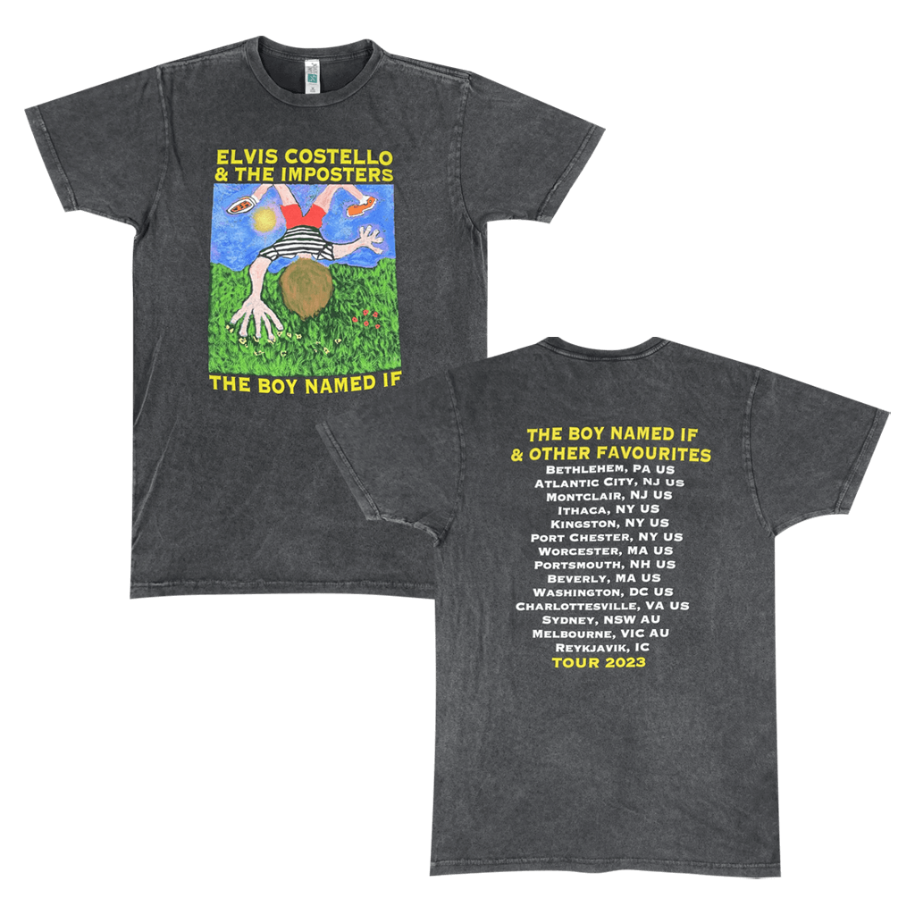 The Boy Named If 2023 Tour Vintage Black T-Shirt