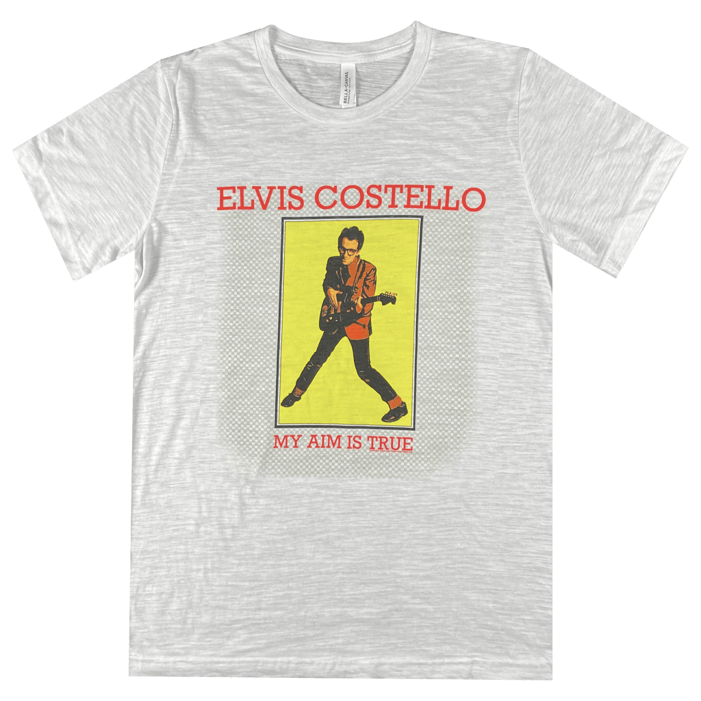 My Aim Is True Vintage White Triblend T-Shirt