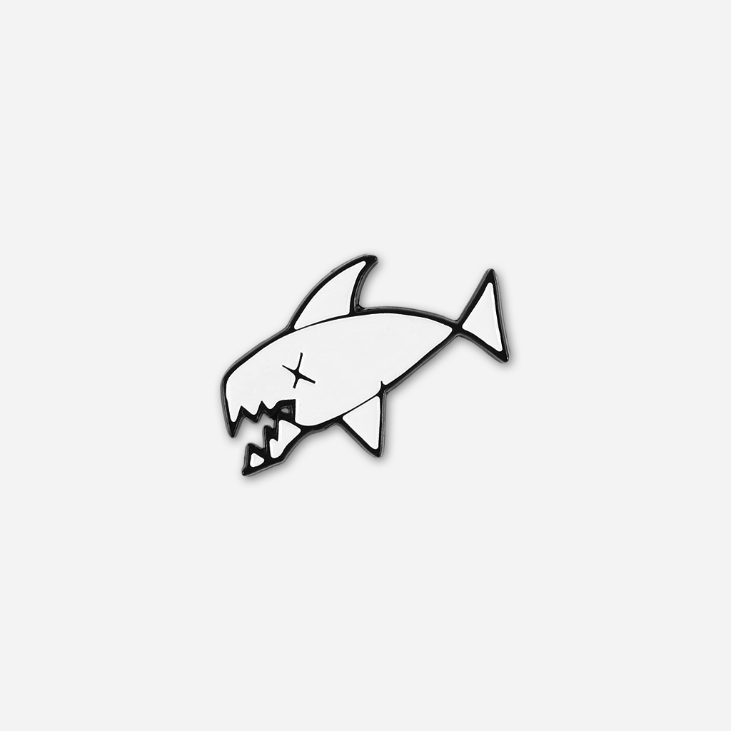 Classic Long Fish Enamel Pin