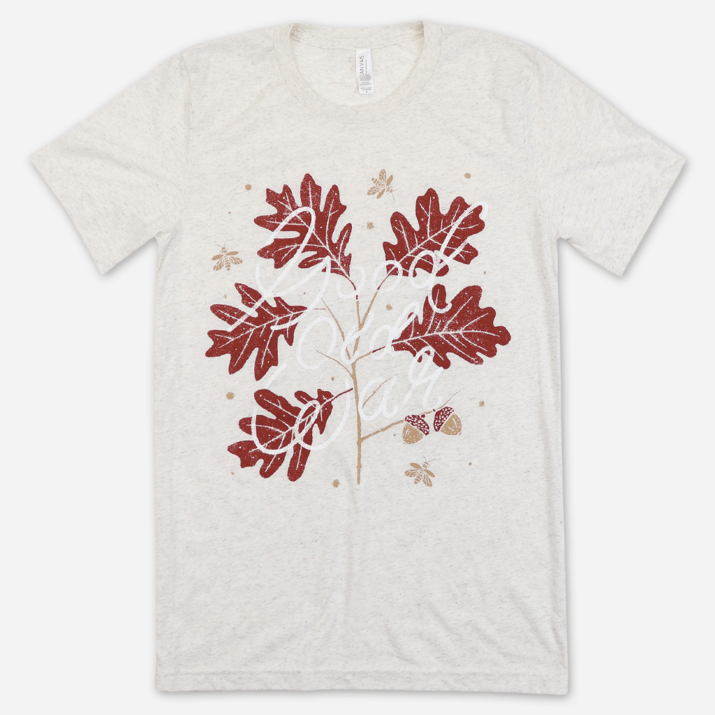 Oak Leaves Oatmeal Tri-Blend