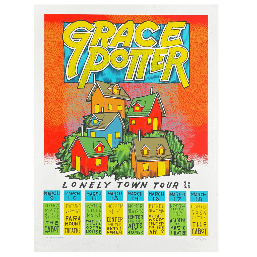 Lonely Town Tour 2023 Poster