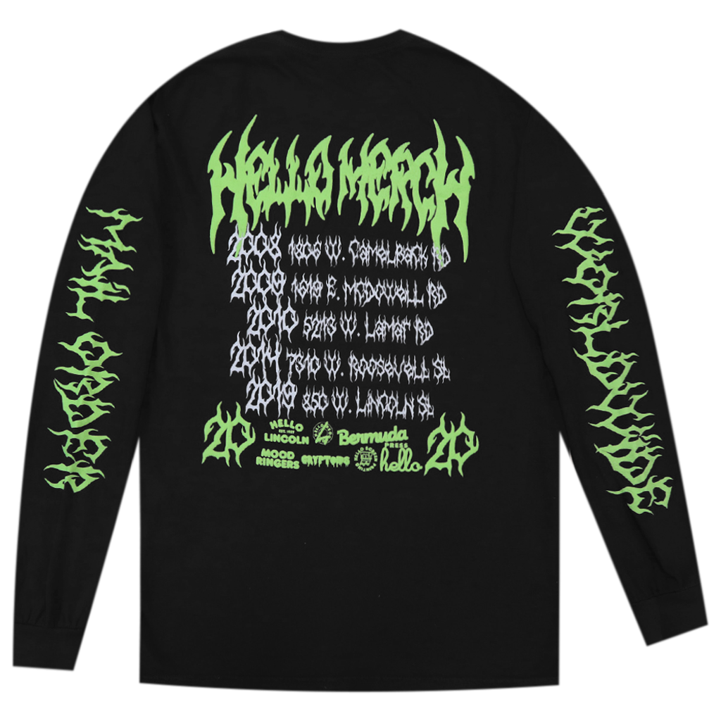 Hello Tarot Long Sleeve Puff & Glow T-Shirt