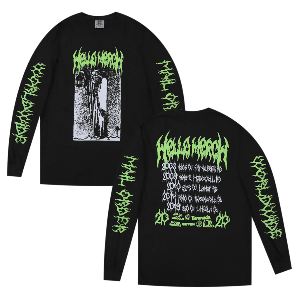 Hello Tarot Long Sleeve Puff & Glow T-Shirt