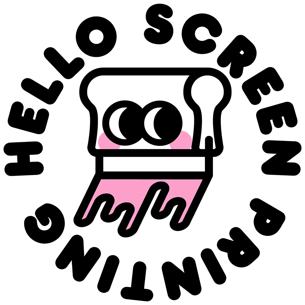 Hello Screen Printing White T-Shirt