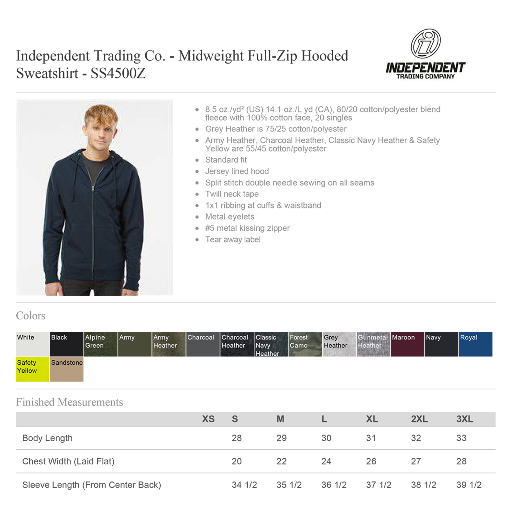 Symphonia Spatium Zip Up Black Hoodie