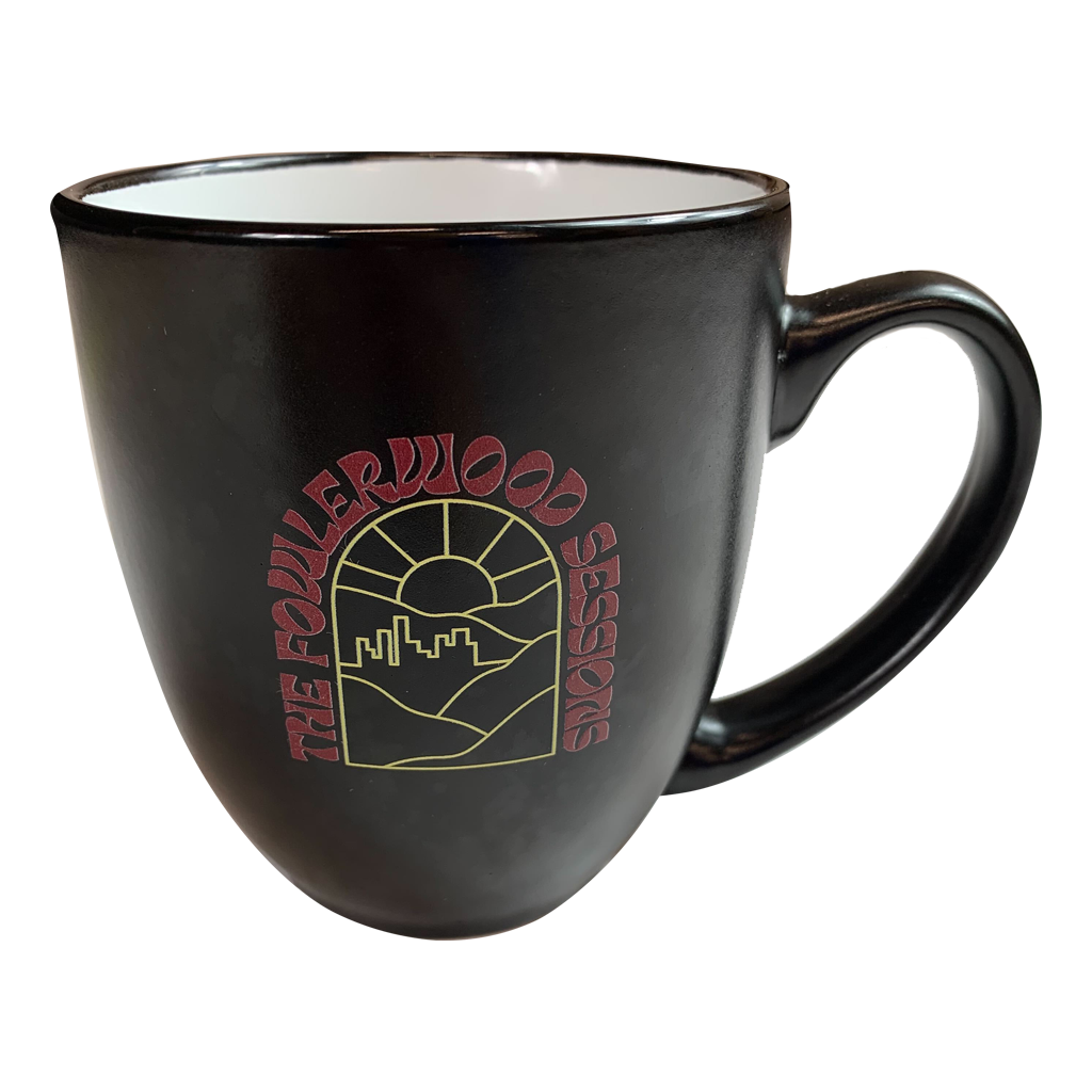 Fowlerwood Sessions Black Ceramic Fowloffee Mug