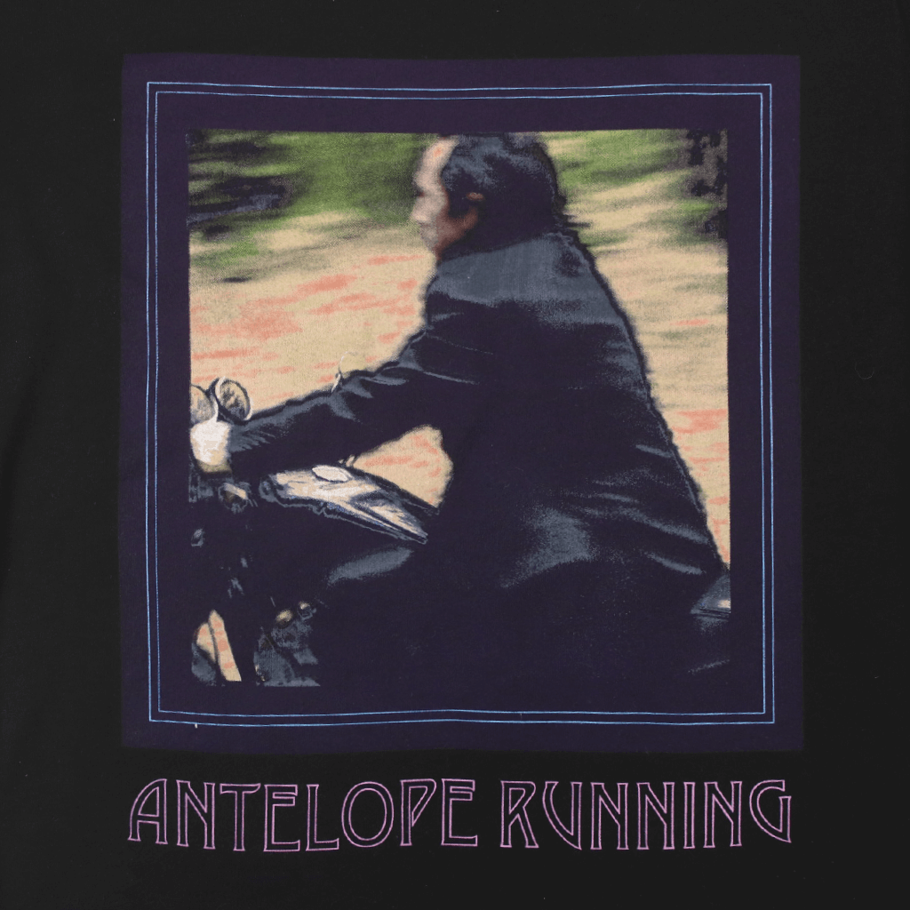 Antelope Running Black T-Shirt