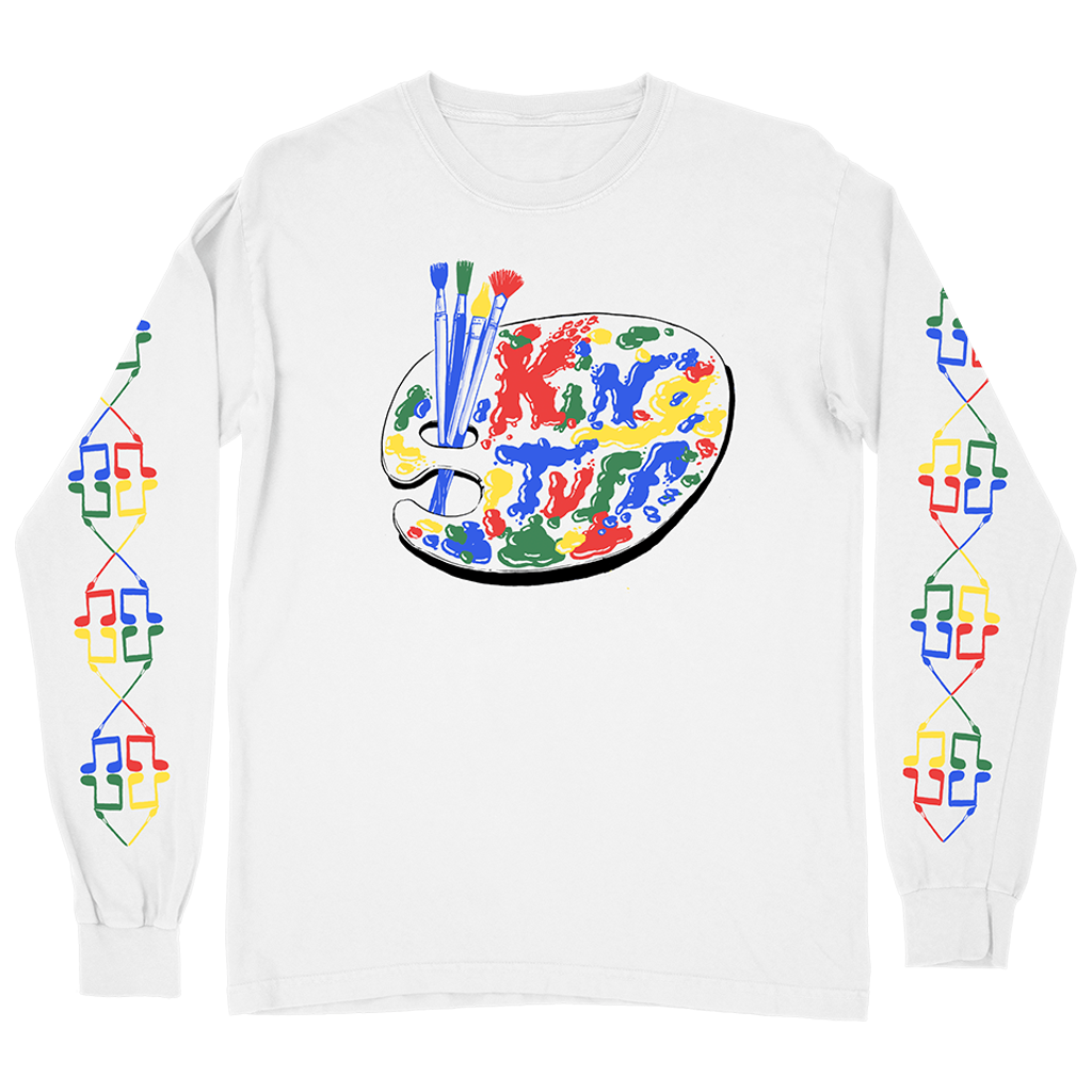 Painter Long Sleeve White T-Shirt
