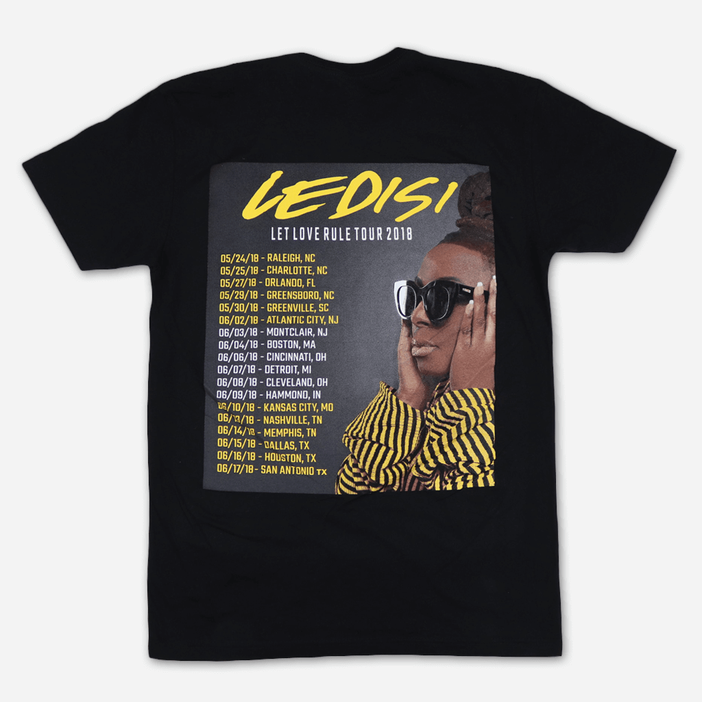 Let Love Rule Tour Black T-Shirt