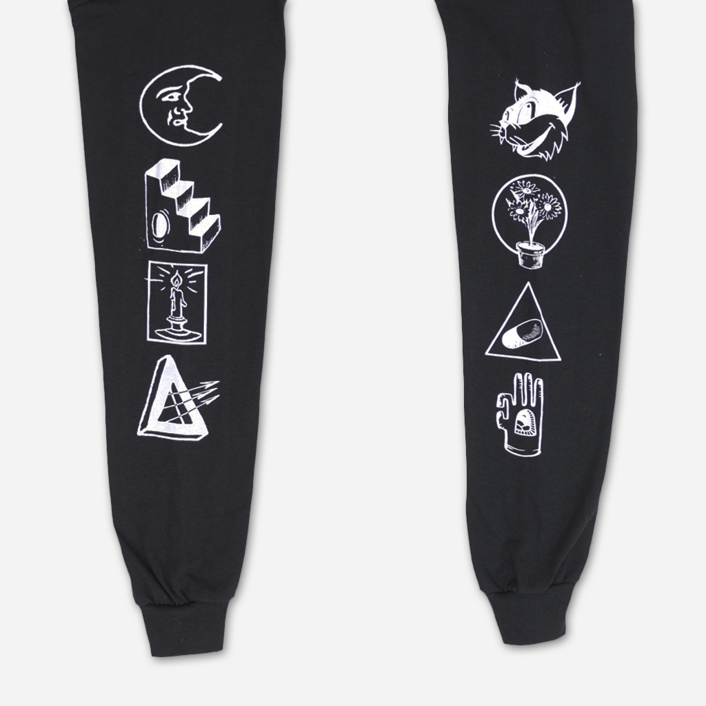 Louis Colab Black Long Sleeve T-Shirt