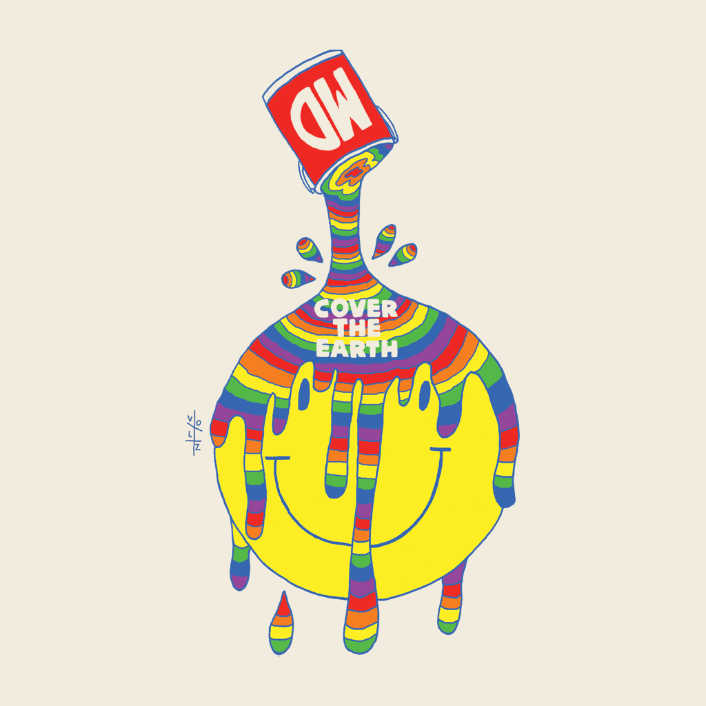 Cover The Earth Natural Canvas Tote Bag