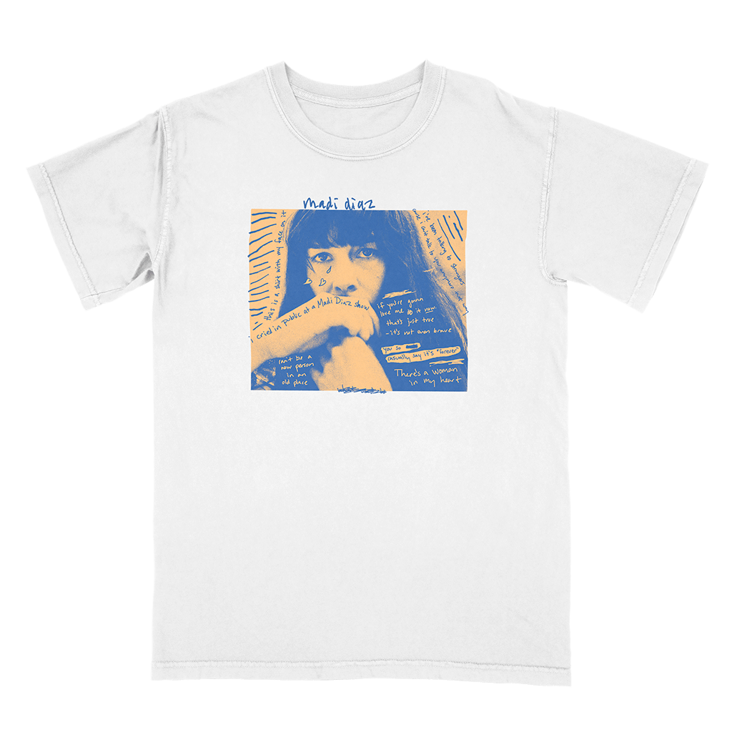 Album Cover - Crying In Public White T-Shirt