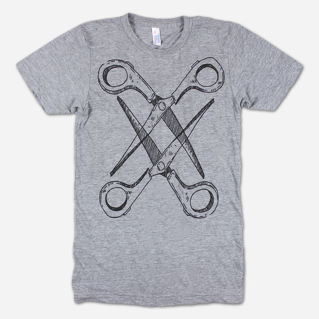 Basic Scissoring Grey Tri-Blend