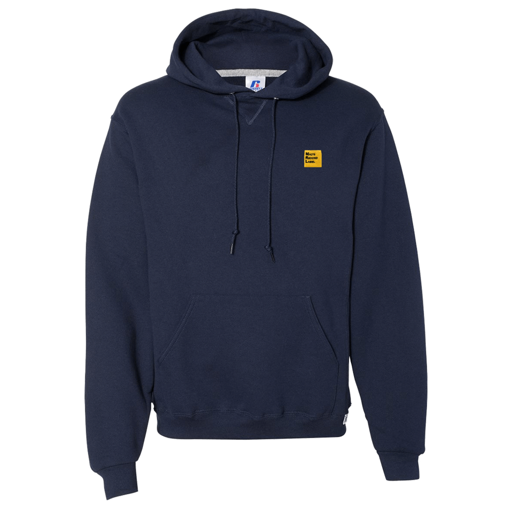 MRL Logo Embroidered Navy Hoodie