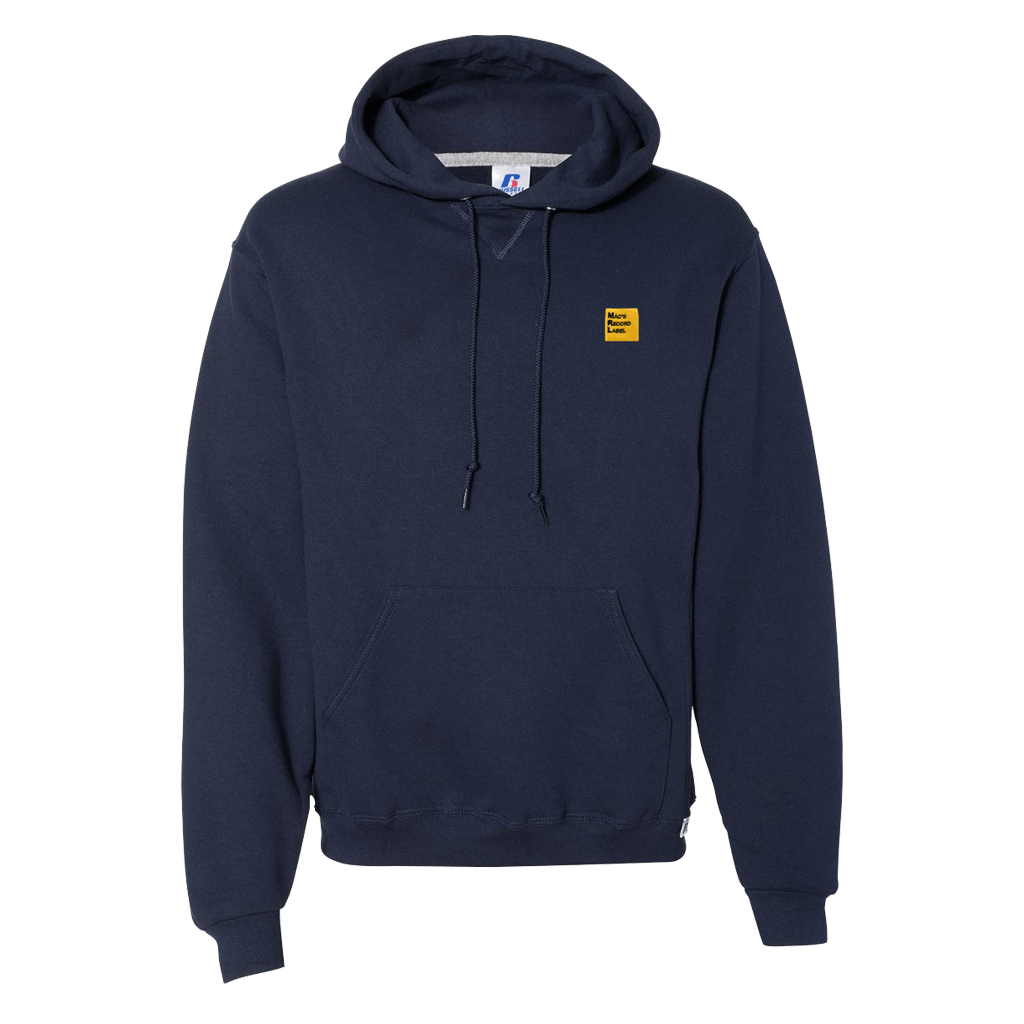 MRL Logo Embroidered Navy Hoodie