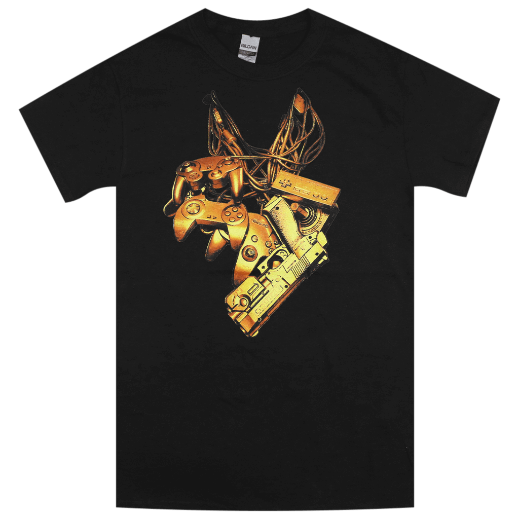 Gold Chain Black T-Shirt