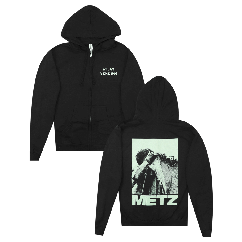 Atlas Vending Black Zip Hoodie