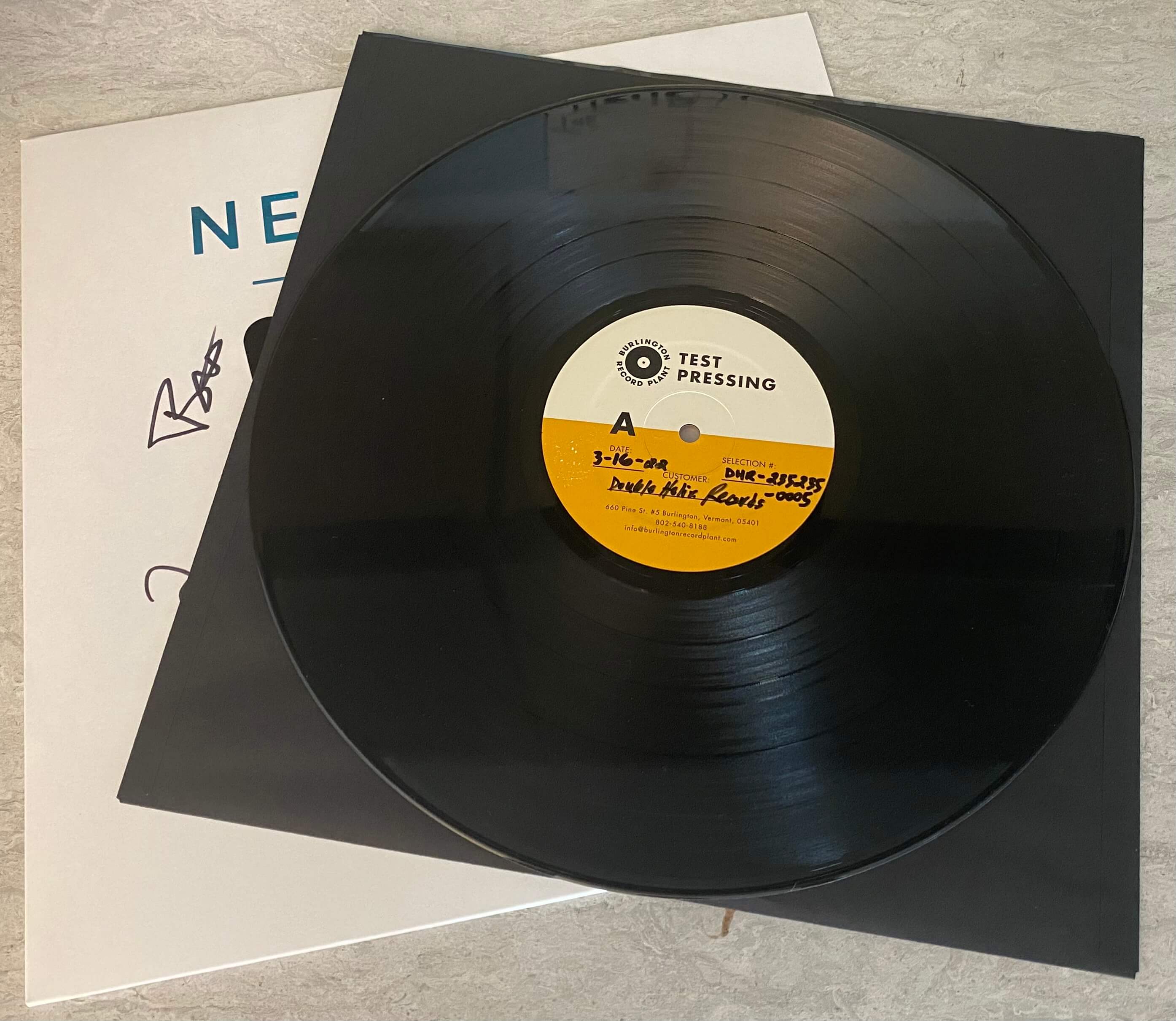 Signed Self Titled - 12" Test Press Vinyl