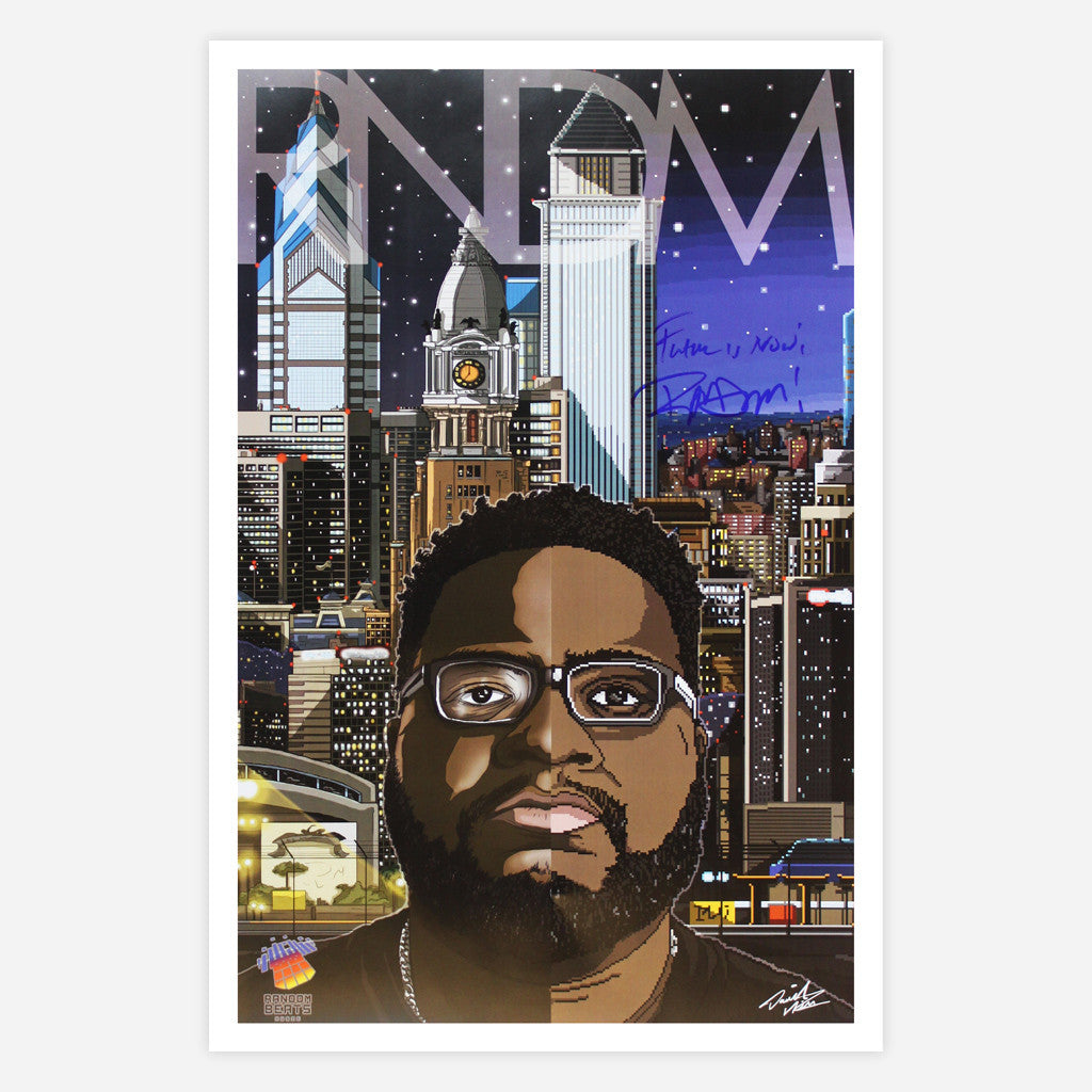 Night or Day 18" x 12" Signed Poster