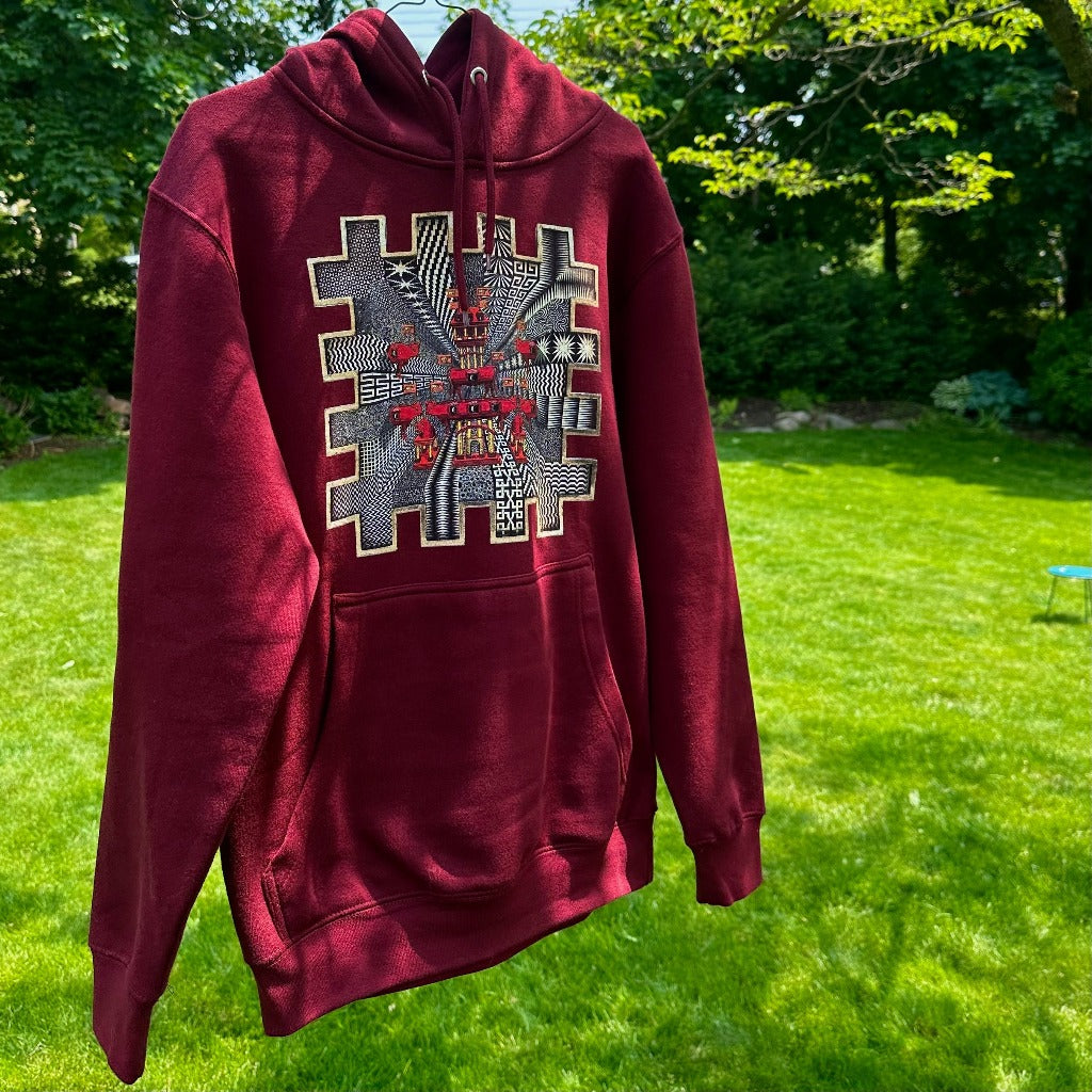 Temple of Dreams Limited Edition Maroon Hoodie