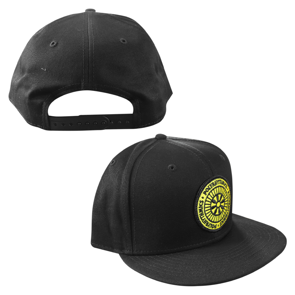 Emblem Black Snapback Hat