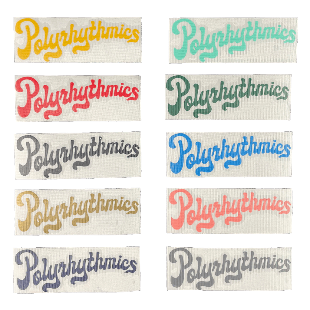 Polyrhythmics Mystery Decal