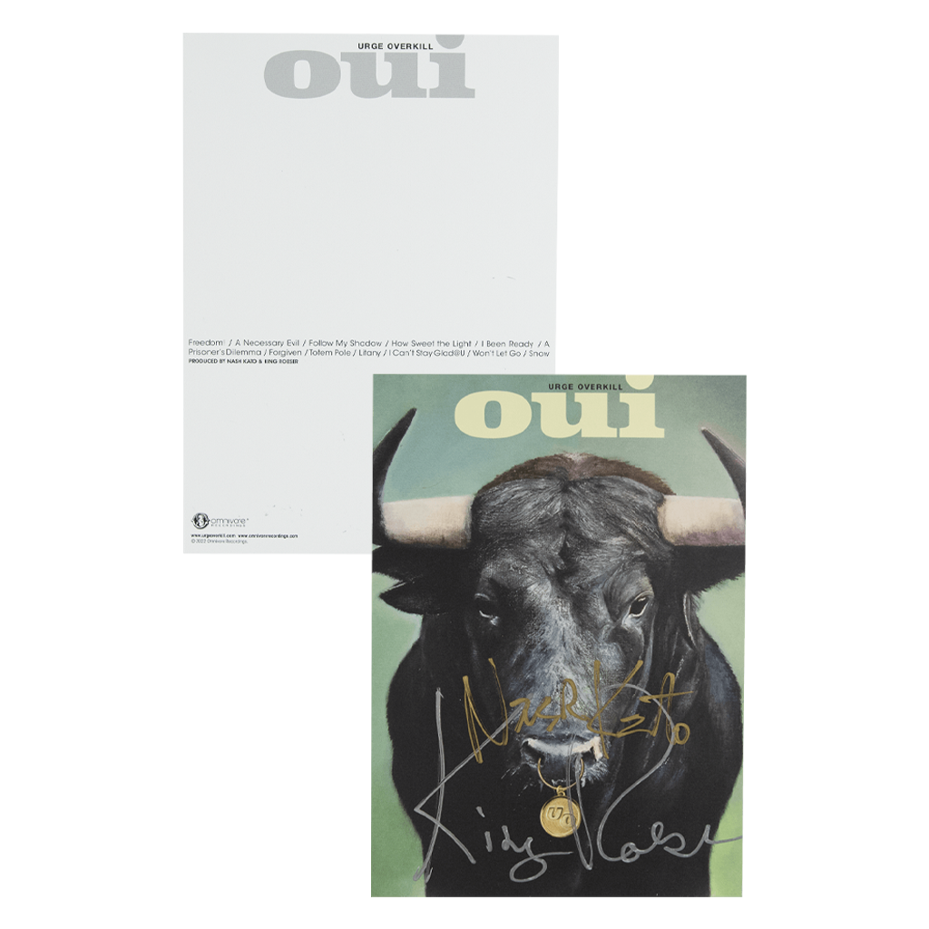 Oui - Autographed Postcard