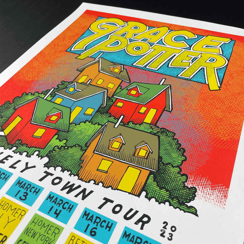 Lonely Town Tour 2023 Poster