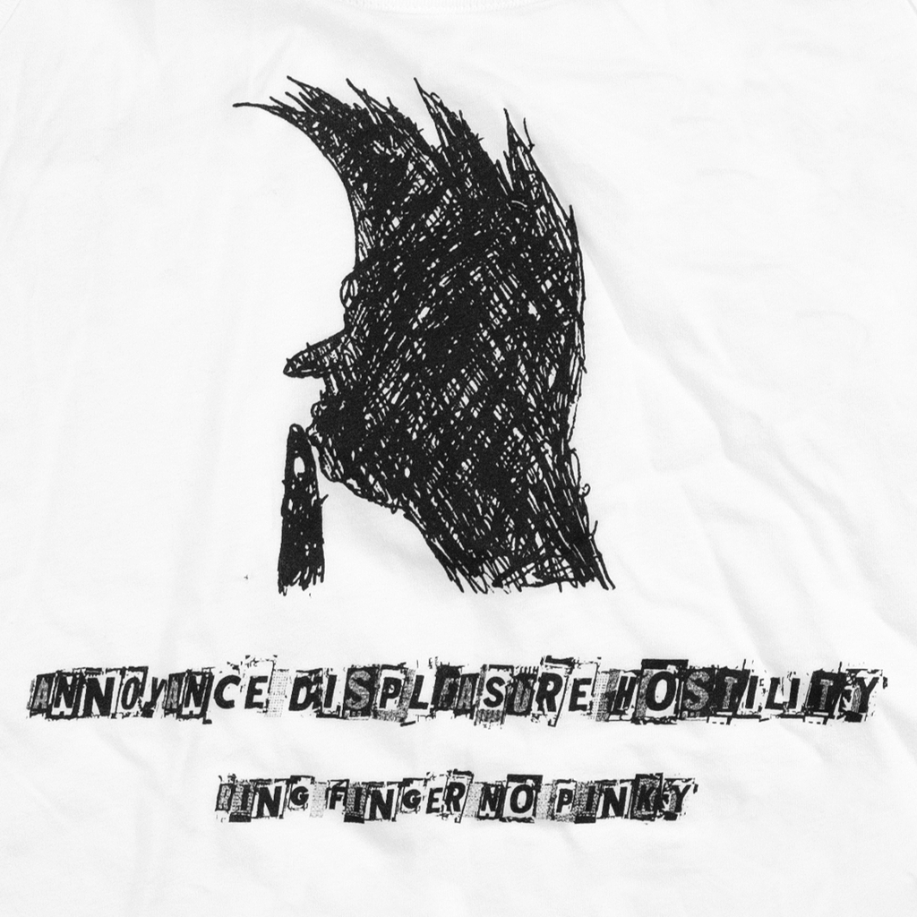 Annoyance White Racerback Tank